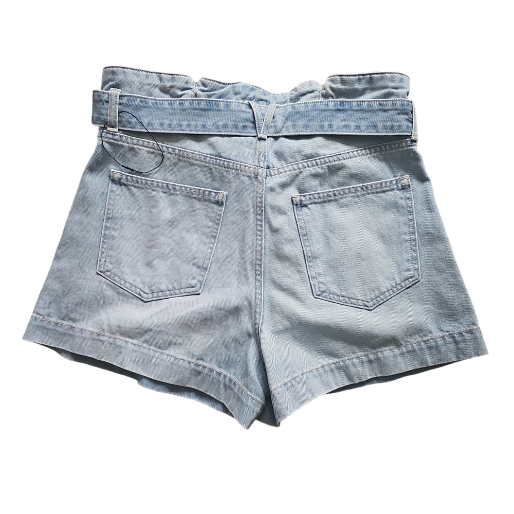 VERONICA BEARD Nori Paperbag Denim Shorts - Picture 7 of 7